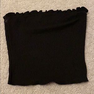 Ribbed tube top